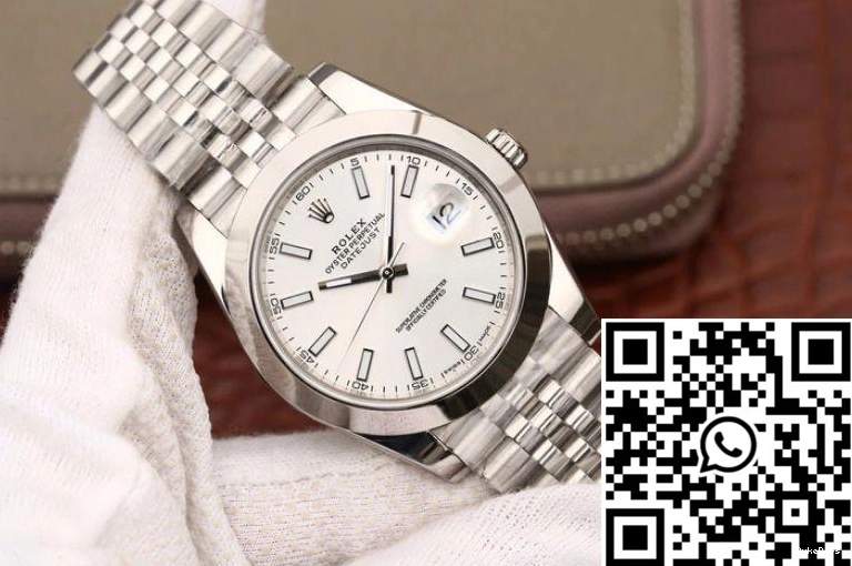 White EW 116200 Factory Rolex Dial 41mm Datejust 0409